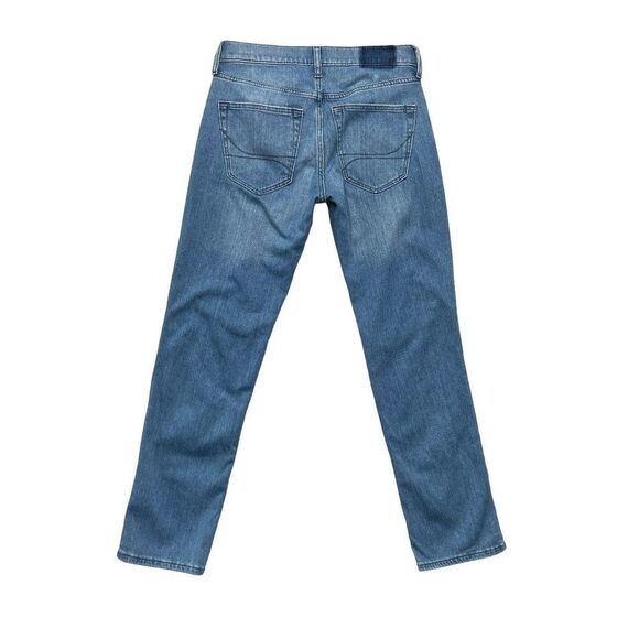 Hollister‎ Men's Slim Straight Epic Flex Light Wash Distressed Jeans - Picture 5 of 11